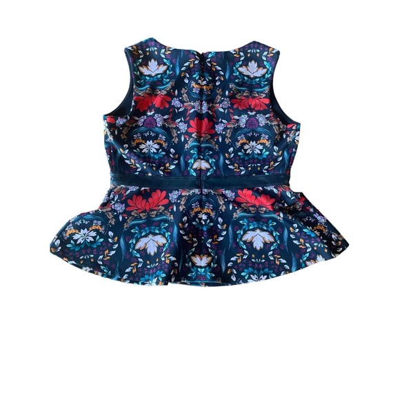Bisou Bisou Michele Bohbot Spring Summer Floral Tank Women’s XL Blouse - Picture 3 of 12